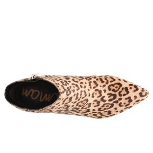 New sam eldeman boots cheetah print